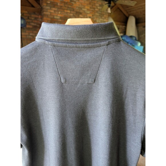 Nautica Polo Men's Medium Gray Short Sleeved Slim Fit Cotton Poly Blend Preppy - Picture 7 of 16